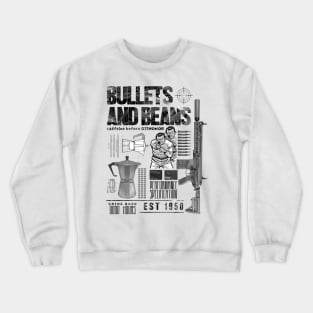 Bullets and Beans BLK Crewneck Sweatshirt